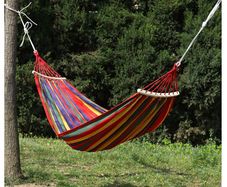 Portable camping Garden Swing Hanging Chair Blue Red