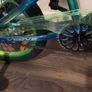 4-8 Years Kids Bike - 18 Inch Glitch Bike Metallic Blue + Training Wheels Image 5
