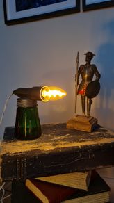 Antique Blowtorch Lamp