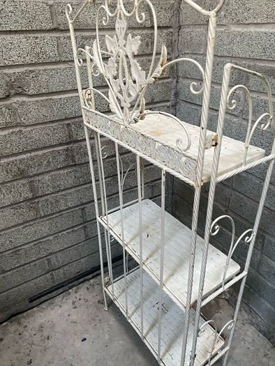 antique garden folding shelf stand