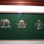 Framed Military Cap Badges Image 7