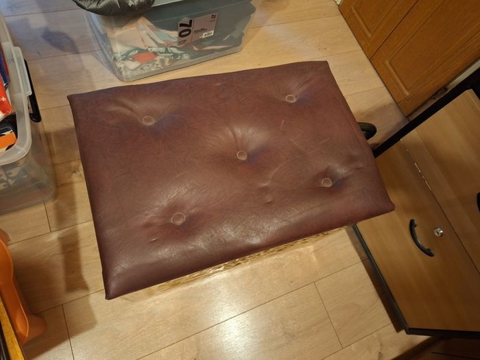 Coal box with seat