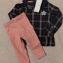 Beautiful 2 piece baby outfit, top & bottoms, new Image 2