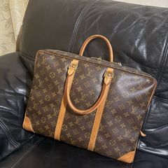 Louis Vuitton Vintage Porte Documents Voyage Monogram Laptop Bag