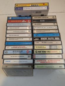 Selection of original cassette tapes
