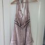 Elegant pink and brown halterneck Image 6