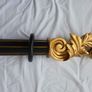 Large reeded curtain poles Image 3