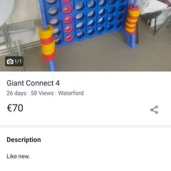 giant Connect 4;