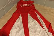 Halloween cheerleader 8/10 years old with hat
