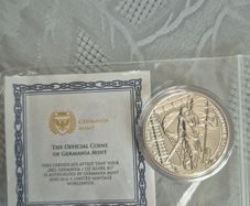 Germania 5 mark 1oz silver coin