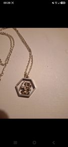 Vintage Silver St Christopher Pendant