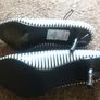 Blk/White Court Shoes Image 2