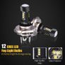 Pair H4 9003 60W 1800LM 6000K Car COB DRL Daylight running lights LED Conversion Headlight Bulb Hi/Lo Beam Image 3