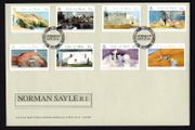 2007 Isle of Man Watercolour Paintings by Normal Sayle Commemorative Stamps First Day Cover (FDC)