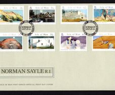 2007 Isle of Man Watercolour Paintings by Normal Sayle Commemorative Stamps First Day Cover (FDC)