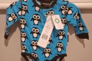 BNWT Maxomorra Penguin Bodysuit Winter 2015 Size 50/56