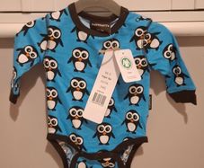 BNWT Maxomorra Penguin Bodysuit Winter 2015 Size 50/56