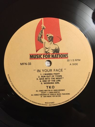 Tko - In Your Face