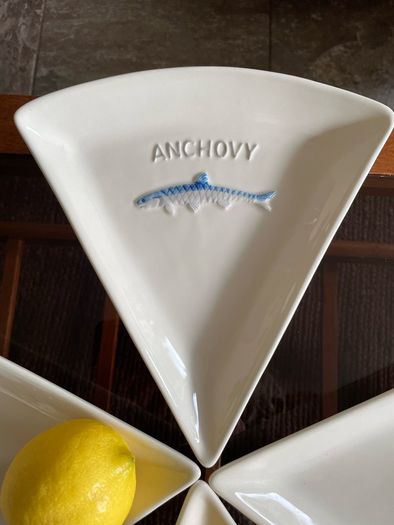 Discontinued Sainsbury Retro Look Pizza Slice Ceramic Plates