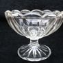 Vintage Footed Compote Glass Bowl Image 4