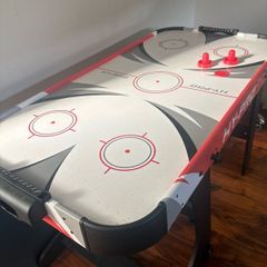 Air hockey table. Electric