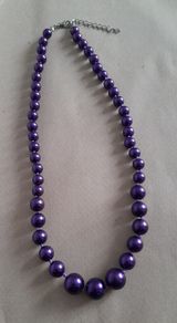 Purple Pearl Necklace