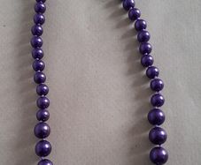 Purple Pearl Necklace