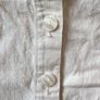 Des Petits Hauts cream midi denim skirt size small Image 5