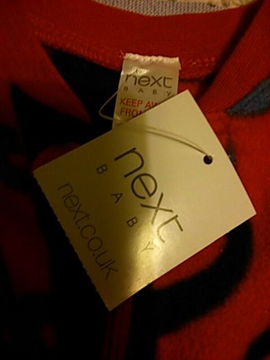 BNWT NEXT fleece All in One