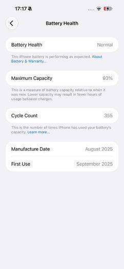 iPhone 17 Pro Max 1TB Deep Blue - Mint Condition, AppleCare+ until Sept 2027