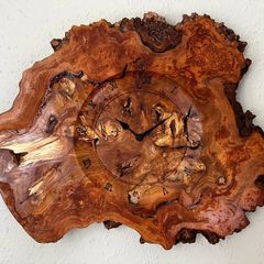 Hand crafted Wooden clock