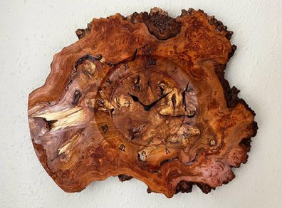 Hand crafted Wooden clock