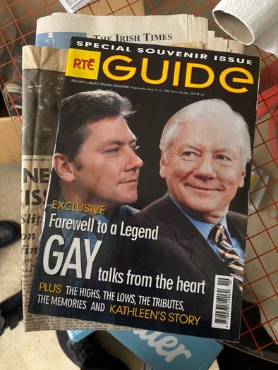 RTE Guide Special Souvenir Issue Gay Byrne Tribute Edition May 15 to 21 1999