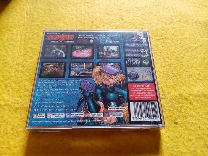 Gekido Urban Fighters PlayStation1 Ps1 PlayStation 2 ps2 games Original