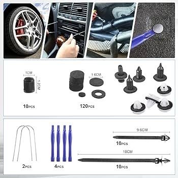 NEW SALE | 342Pcs Trim Removal Tool Kit, Car Panel Door Audio Radio Stereo Removal Tools, Auto Push Pin Bumper Retainer Clip Set/Fastener Terminal Remover Tool/Car Upholstery Repair Pry Kit Auto Clip Plier