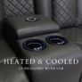 Ashbyrne electric Recliner Sofa 3+2 Dark grey Image 5