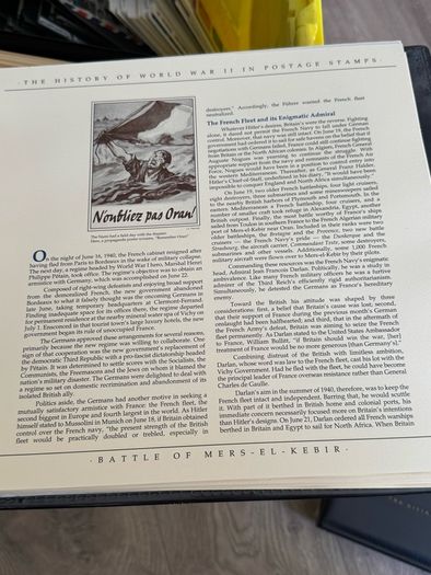 The History of World War II in post stamps