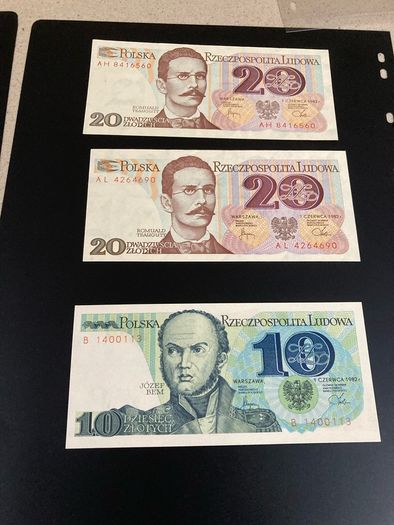 Poland banknotes lot of 6