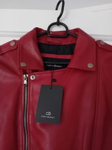 Women Genuine Leather Jacket - Spanish Designer Corty Bennett - UK 12 to 14 - BNWT RRP 450