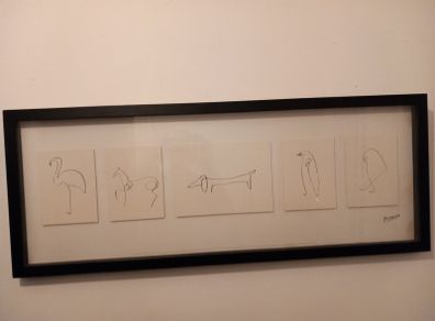 picasso animal study lithographs mounted/framed