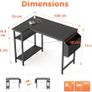L Shaped Desk with Power Outlets Image 8
