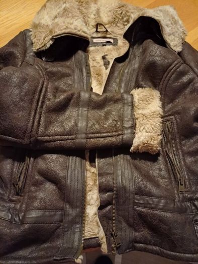 ladies Bershka fur jacket
