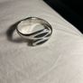 Vintage Solid Silver Mexican Taxco Bracelet Sodalite Stones Image 2