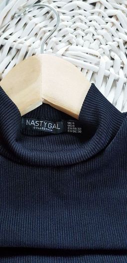 Black Petite Open Back Top - Size 4