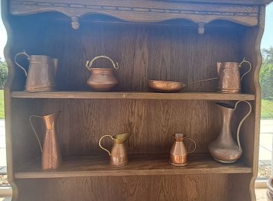 copper and brass  collectables