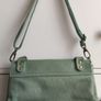 Borse in Pelle Sage Green Italian Leather Handbag - Very Good Condition Image 5