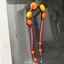 Vintage retro style beaded necklace Image 2