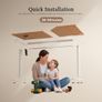 L-shaped Electric Standing Desk 140cm Height Adjustable Image 4