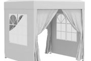NEW SALE | 2 x 2m Pop Up Gazebo, with Side Walls and Windows - White