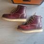 Men's Leather Moc Toe Boots, UK 8.6, UK 42.5 Image 3